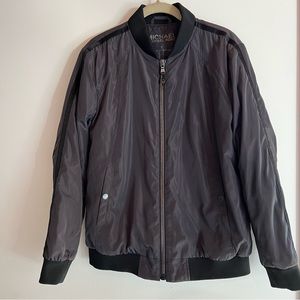 Michael kors jackets size L color is misted I see it blue with gray